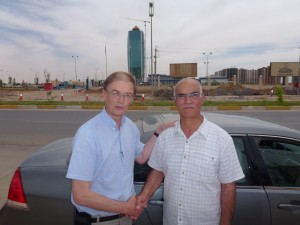 CSI's Gunnar Wiebalck with Dr. Yousef.